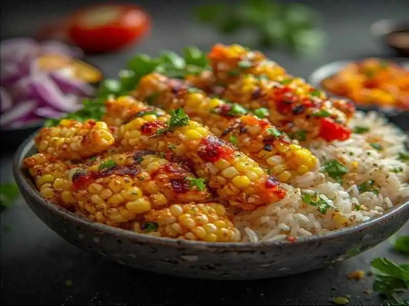street corn chicken rice bowls recipe
