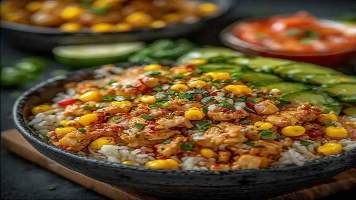 street corn chicken rice bowls recipe