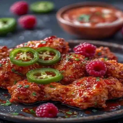 sweet & spicy jalapeño raspberry chicken