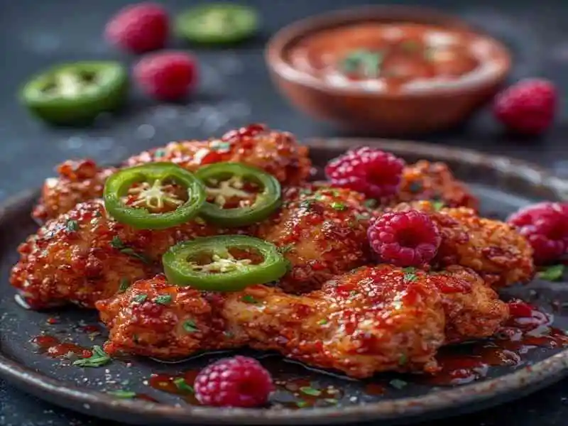sweet & spicy jalapeño raspberry chicken
