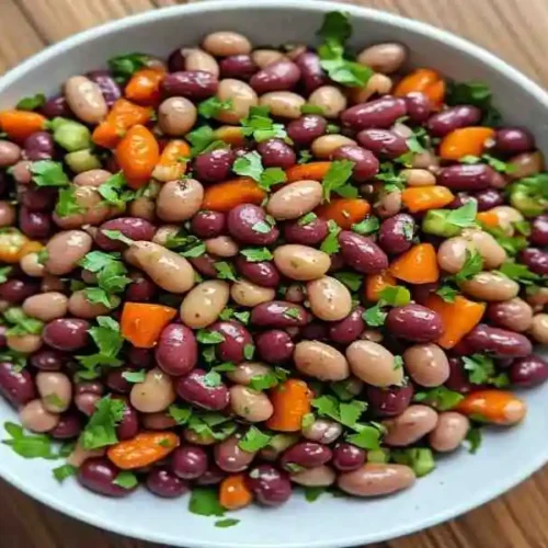 Elote Inspired Dense Bean Salad